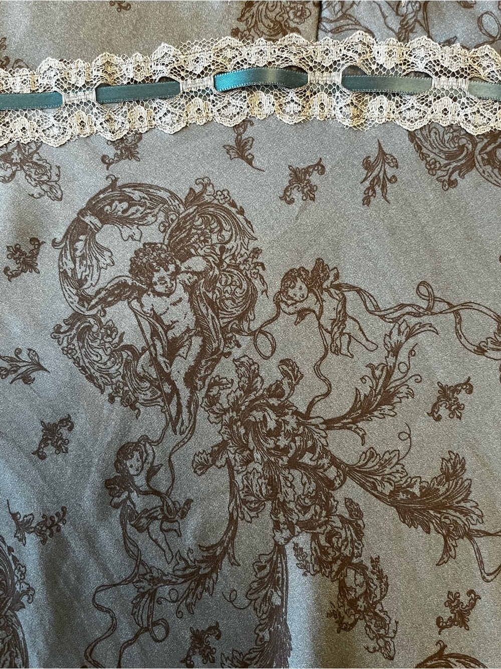 Kimchiblue Lace-Trim Maxi Dress - Picture 8 of 9